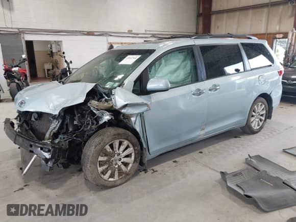 2015 Toyota Sienna Limited with VIN 5TDDK3DC7FS095518, listed as a IAAI auction lot 43052568 with 159,327 mi miles and . Bid and sale history available at DreamBid. Image 2.