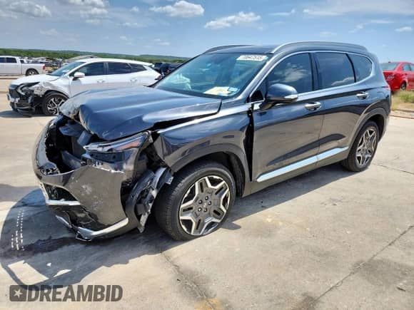 2023 Hyundai Santa Fe Limited с VIN 5NMS44AL3PH653154, выставлен на аукционе Copart как лот 70647515 с пробегом 19 667 миль миль и Списание • Salvage title. История ставок и продаж доступна на DreamBid. Изображение 1.