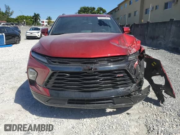 2023 Chevrolet Blazer RS z VIN 3GNKBERS9PS189360, wystawiony jako Copart lot #46644965 z przebiegiem 35 430 mil mil oraz Nie do naprawy • Non repairable. Historia ofert i sprzedaży dostępna na DreamBid. Obrazek 5.