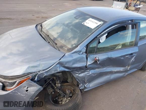 2021 Toyota Corolla LE with VIN JTDEPMAE7MJ147421, listed as a IAAI auction lot 43142290 with Not provided miles and . Bid and sale history available at DreamBid. Image 17.