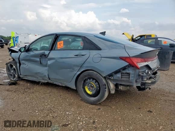 2023 Hyundai Elantra N Line z VIN KMHLR4AF3PU437051, wystawiony jako Copart lot #69993585 z przebiegiem 78 395 mil mil oraz Szkoda całkowita • Salvage title. Historia ofert i sprzedaży dostępna na DreamBid. Obrazek 2.