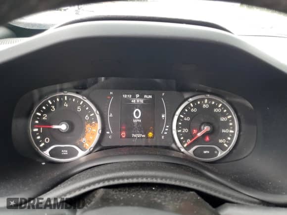 2018 Jeep Renegade Latitude with VIN ZACCJABB7JPJ68659, listed as a Copart auction lot 67125475 with 74,727 mi miles and Salvage title. Bid and sale history available at DreamBid. Image 9.