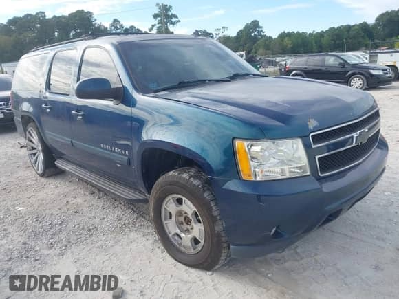 2007 Chevrolet Suburban LTZ with VIN 3GNFK16347G107416, listed as a IAAI auction lot 43253061 with Not provided miles and . Bid and sale history available at DreamBid. Image 1.