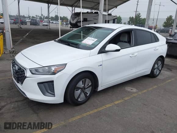 2020 Hyundai Ioniq Blue with VIN KMHC65LCXLU213688, listed as a IAAI auction lot 42977399 with 143,019 mi miles and . Bid and sale history available at DreamBid. Image 18.