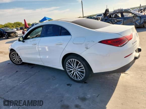 2020 Mercedes-Benz CLA 250 с VIN WDD5J4GB7LN018915, выставлен на аукционе Copart как лот 85825455 с пробегом 39 153 миль миль и Чистый • Clean title. История ставок и продаж доступна на DreamBid. Изображение 2.