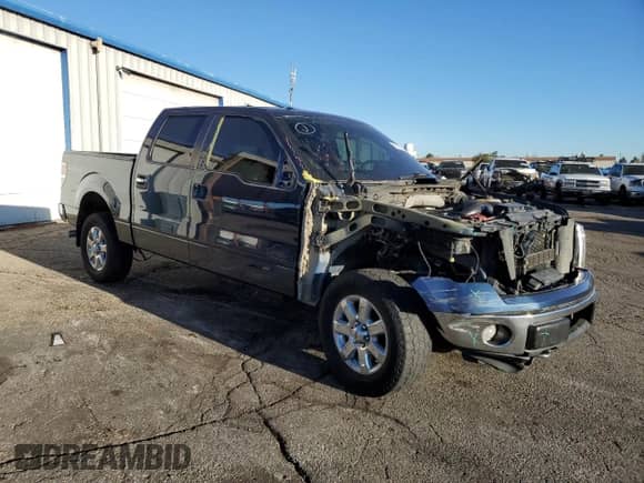 2013 Ford F-150 Lariat with VIN 1FTFW1ET1DKF47662, listed as a Copart auction lot 86093155 with 179,496 mi miles and Salvage title. Bid and sale history available at DreamBid. Image 4.