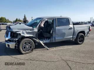 2020 Toyota Tundra SR5 with VIN 5TFDY5F18LX943336, listed as a Copart auction lot 84593905 with Not provided miles and Salvage title. Bid and sale history available at DreamBid. Image 1.