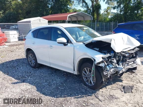 2025 Mazda CX-5 S Select с VIN JM3KFBBL5S0636109, выставлен на аукционе IAAI как лот 43105213 с пробегом 13 450 миль миль и . История ставок и продаж доступна на DreamBid. Изображение 1.