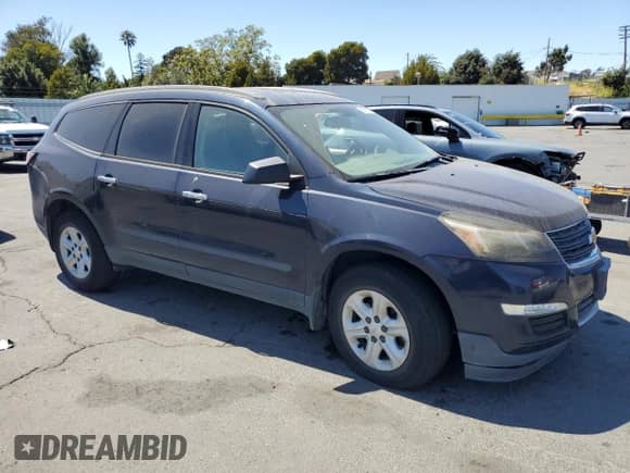 2016 Chevrolet Traverse LS with VIN 1GNKRFKD0GJ337815, listed as a Copart auction lot 67897265 with 202,053 mi miles and Clean title. Bid and sale history available at DreamBid. Image 4.