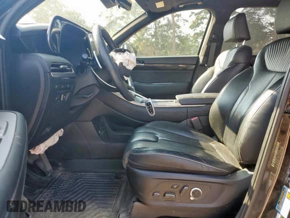 2023 Hyundai Palisade Calligraphy with VIN KM8R7DGE3PU495868, listed as a Copart auction lot 80483515 with 59,929 mi miles and Salvage title. Bid and sale history available at DreamBid. Image 7.