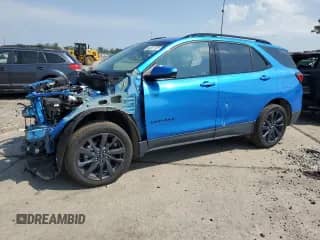 2024 Chevrolet Equinox RS с VIN 3GNAXWEG8RS154526, выставлен на аукционе Copart как лот 62387705 с пробегом 13 776 миль миль и Списание • Salvage title. История ставок и продаж доступна на DreamBid. Изображение 1.