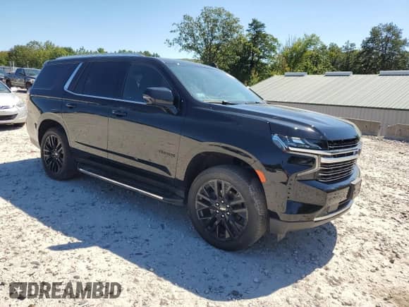 2023 Chevrolet Tahoe LT with VIN 1GNSKNKD1PR514758, listed as a Copart auction lot 70352625 with Not provided miles and Salvage title. Bid and sale history available at DreamBid. Image 4.
