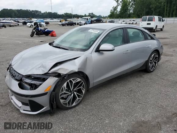 2023 Hyundai Ioniq 6 SEL z VIN KMHM34AC3PA038198, wystawiony jako Copart lot #67244245 z przebiegiem 10 272 mil mil oraz Szkoda całkowita • Salvage title. Historia ofert i sprzedaży dostępna na DreamBid. Obrazek 1.
