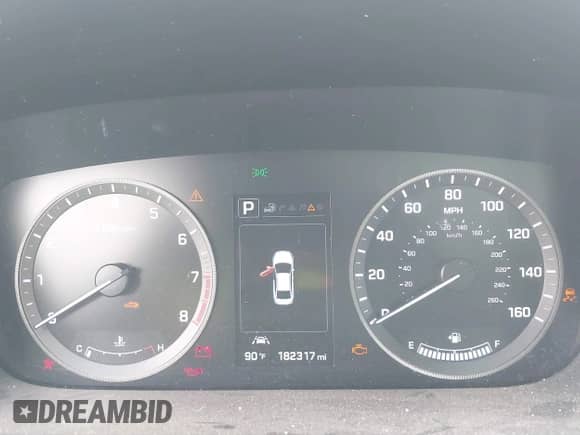 2015 Hyundai Sonata Limited z VIN 5NPE34AF5FH033529, wystawiony jako IAAI lot #42828783 z przebiegiem 182 317 mil mil oraz . Historia ofert i sprzedaży dostępna na DreamBid. Obrazek 7.