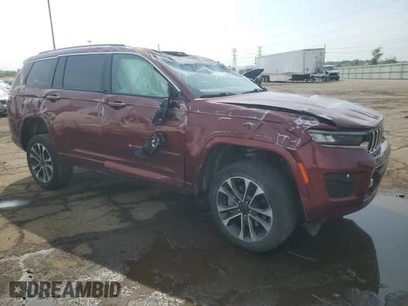 2023 Jeep Grand Cherokee Overland с VIN 1C4RJKDG1P8103334, выставлен на аукционе Copart как лот 61463575 с пробегом 37 138 миль миль и На запчасти • Non repairable. История ставок и продаж доступна на DreamBid. Изображение 4.
