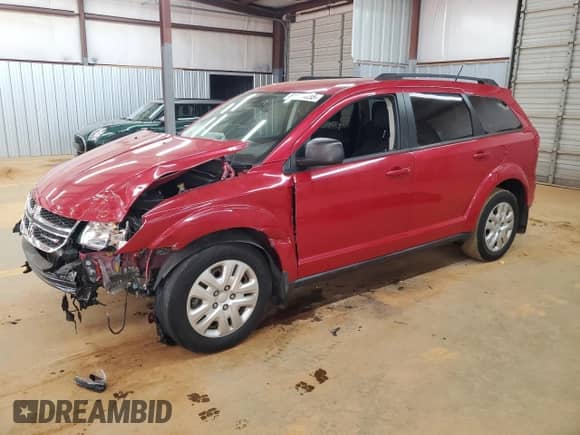 2018 Dodge Journey SE с VIN 3C4PDCAB0JT421337, выставлен на аукционе Copart как лот 81034895 с пробегом 51 652 миль миль и Списание • Salvage title. История ставок и продаж доступна на DreamBid. Изображение 1.