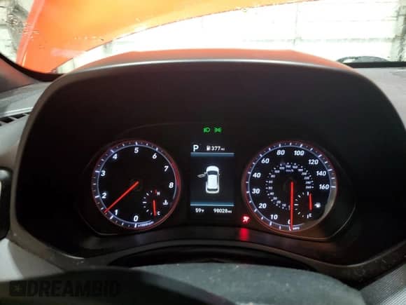 2019 Hyundai Veloster Turbo R-Spec z VIN KMHTH6AB9KU011952, wystawiony jako Copart lot #55130955 z przebiegiem 98 028 mil mil oraz Szkoda całkowita • Salvage title. Historia ofert i sprzedaży dostępna na DreamBid. Obrazek 9.