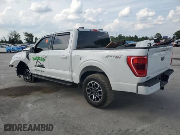 2023 Ford F-150 XL с VIN 1FTFW1E52PKG17644, выставлен на аукционе Copart как лот 57552965 с пробегом Не указан миль и На запчасти • Non repairable. История ставок и продаж доступна на DreamBid. Изображение 2.