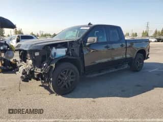 2023 Chevrolet Silverado 1500 Custom with VIN 1GCRABEK6PZ176938, listed as a Copart auction lot 65002784 with 26,523 mi miles and Salvage title. Bid and sale history available at DreamBid. Image 1.