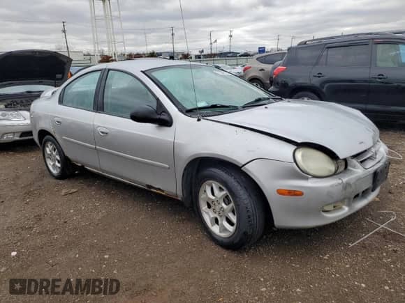 2002 Dodge Neon ES with VIN 1B3ES56C92D623094, listed as a Copart auction lot 79342104 with 152,456 mi miles and Salvage title. Bid and sale history available at DreamBid. Image 4.