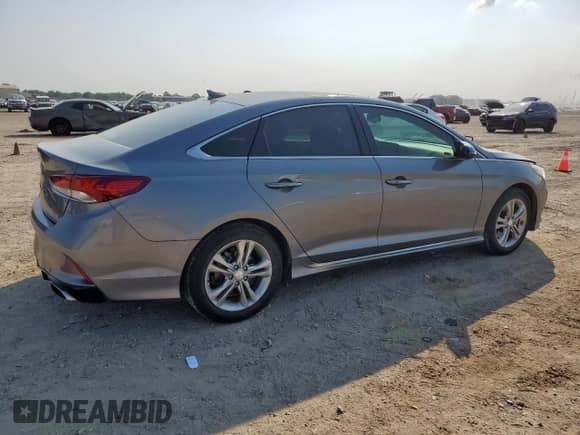 2018 Hyundai Sonata SEL with VIN 5NPE34AF4JH707792, listed as a Copart auction lot 71673055 with 66,506 mi miles and Salvage title. Bid and sale history available at DreamBid. Image 3.