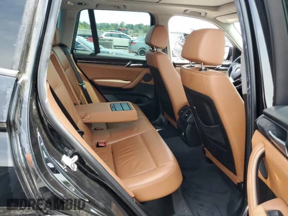 2017 BMW X3 sDrive28i with VIN 5UXWZ7C57H0U47550, listed as a Copart auction lot 56009785 with 104,836 mi miles and Salvage title. Bid and sale history available at DreamBid. Image 11.