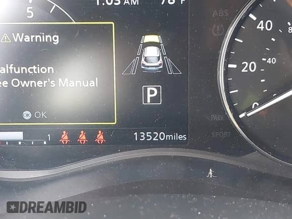 2024 Nissan Kicks SV с VIN 3N1CP5CV4RL552987, выставлен на аукционе IAAI как лот 43227352 с пробегом 13 520 миль миль и . История ставок и продаж доступна на DreamBid. Изображение 15.