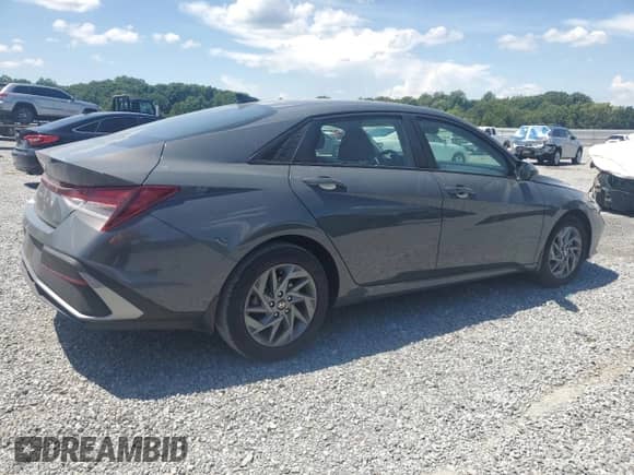 2024 Hyundai Elantra SEL with VIN KMHLM4DG0RU798789, listed as a Copart auction lot 65547165 with 14,331 mi miles and Salvage title. Bid and sale history available at DreamBid. Image 3.