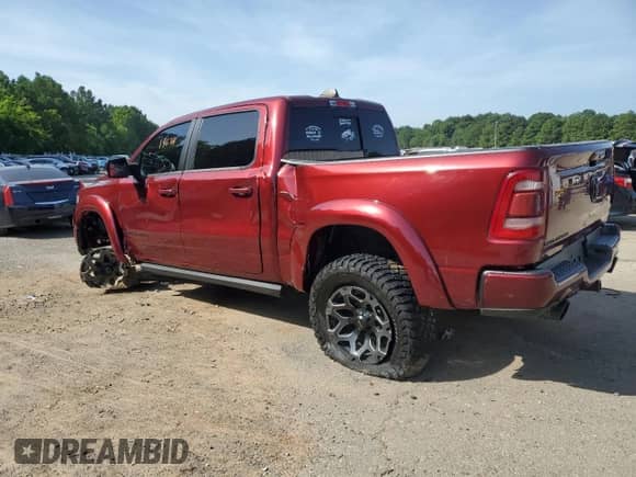 2023 Ram 1500 Big Horn z VIN 1C6SRFFT1PN589437, wystawiony jako Copart lot #64971365 z przebiegiem 19 634 mil mil oraz Szkoda całkowita • Salvage title. Historia ofert i sprzedaży dostępna na DreamBid. Obrazek 2.