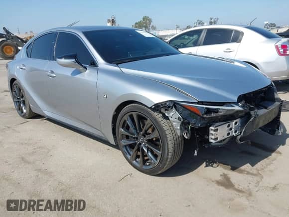 2023 Lexus IS 350 F Sport z VIN JTHGZ1B27P5060331, wystawiony jako IAAI lot #42553001 z przebiegiem 29 786 mil mil oraz . Historia ofert i sprzedaży dostępna na DreamBid. Obrazek 1.