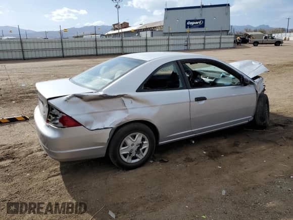 2003 Honda Civic with VIN 1HGEM21253L071088, listed as a Copart auction lot 52719395 with Not provided miles and Salvage title. Bid and sale history available at DreamBid. Image 3.