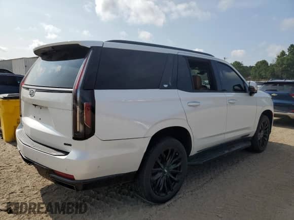 2022 Cadillac Escalade Premium Luxury с VIN 1GYS4BKLXNR332363, выставлен на аукционе Copart как лот 59677995 с пробегом 38 657 миль миль и Списание • Salvage title. История ставок и продаж доступна на DreamBid. Изображение 3.
