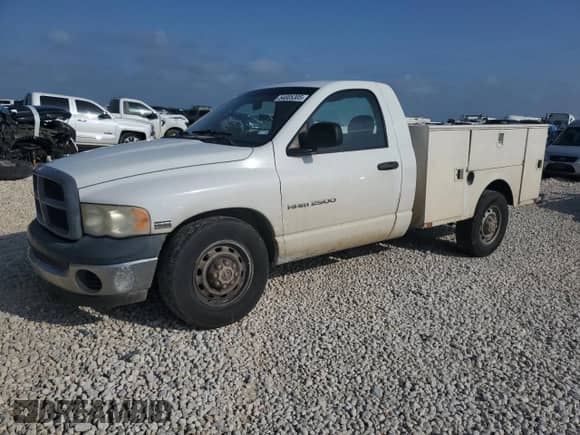 2005 Dodge RAM with VIN 3D6WR26D15G828450, listed as a Copart auction lot 54005305 with 191,902 mi miles and Salvage title. Bid and sale history available at DreamBid. Image 1.