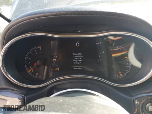 2017 Jeep Grand Cherokee Overland with VIN 1C4RJECGXHC916964, listed as a Copart auction lot 80358275 with 169,868 mi miles and Salvage title. Bid and sale history available at DreamBid. Image 9.