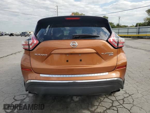2016 Nissan Murano SL с VIN 5N1AZ2MH1GN165537, выставлен на аукционе Copart как лот 71911665 с пробегом 115 596 миль миль и Списание • Salvage title. История ставок и продаж доступна на DreamBid. Изображение 6.