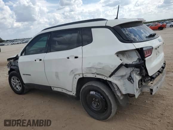 2018 Jeep Compass Sport z VIN 3C4NJCAB3JT438889, wystawiony jako Copart lot #89702995 z przebiegiem 52 435 mil mil oraz Szkoda całkowita • Salvage title. Historia ofert i sprzedaży dostępna na DreamBid. Obrazek 2.
