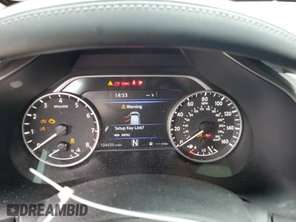 2020 Nissan Murano SV with VIN 5N1AZ2BJ1LN131954, listed as a Copart auction lot 62722795 with 104,436 mi miles and Salvage title. Bid and sale history available at DreamBid. Image 9.