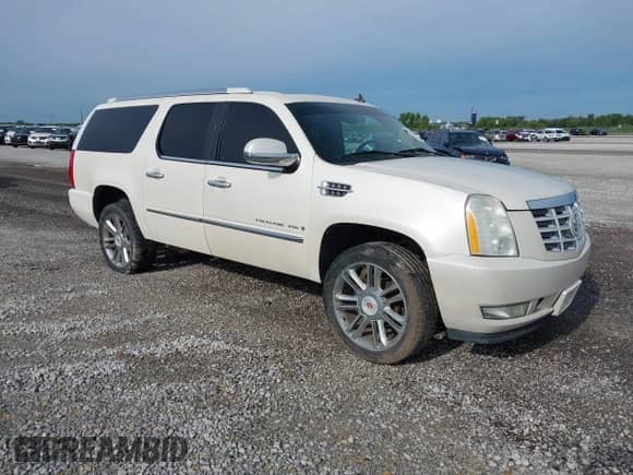 2009 Cadillac Escalade ESV with VIN 1GYFK26239R287345, listed as a IAAI auction lot 42401613 with 206,706 mi miles and . Bid and sale history available at DreamBid. Image 1.