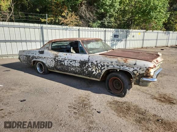1966 Chevrolet Caprice с VIN 1664765154937XXXX, выставлен на аукционе Copart как лот 87389015 с пробегом Не указан миль и Чистый • Clean title. История ставок и продаж доступна на DreamBid. Изображение 4.