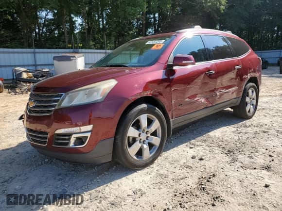 2015 Chevrolet Traverse LTZ с VIN 1GNKRJKD7FJ378539, выставлен на аукционе Copart как лот 63492205 с пробегом Не указан миль и Списание • Salvage title. История ставок и продаж доступна на DreamBid. Изображение 1.