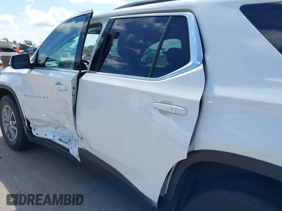 2023 Chevrolet Traverse LT Cloth with VIN 1GNERGKW1PJ137935, listed as a IAAI auction lot 42580302 with 47,838 mi miles and . Bid and sale history available at DreamBid. Image 18.