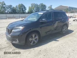 2021 Honda Passport Touring с VIN 5FNYF7H92MB004586, выставлен на аукционе Copart как лот 70409535 с пробегом 57 226 миль миль и Списание • Salvage title. История ставок и продаж доступна на DreamBid. Изображение 1.