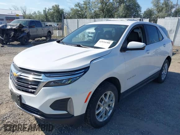 2022 Chevrolet Equinox LT with VIN 3GNAXTEV1NL135219, listed as a IAAI auction lot 42934388 with 59,789 mi miles and . Bid and sale history available at DreamBid. Image 22.