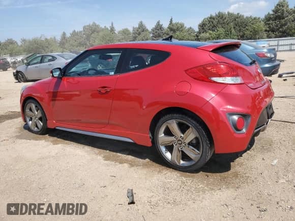 2013 Hyundai Veloster Turbo с VIN KMHTC6AE4DU106074, выставлен на аукционе Copart как лот 67664655 с пробегом 40 812 миль миль и Списание • Salvage title. История ставок и продаж доступна на DreamBid. Изображение 2.
