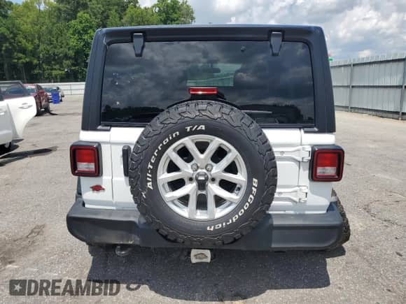 2023 Jeep Wrangler Sport S z VIN 1C4HJXDG1PW618838, wystawiony jako Copart lot #66940485 z przebiegiem 56 446 mil mil oraz Szkoda całkowita • Salvage title. Historia ofert i sprzedaży dostępna na DreamBid. Obrazek 6.