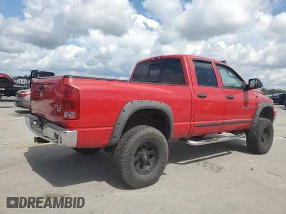 2006 Dodge 2500 SLT with VIN 1D7KS28D56J171812, listed as a Copart auction lot 64180555 with 118,486 mi miles and Salvage title. Bid and sale history available at DreamBid. Image 3.