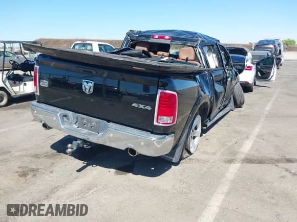 2014 Ram 1500 Longhorn with VIN 1C6RR7PT5ES474020, listed as a IAAI auction lot 42918354 with 91,466 mi miles and . Bid and sale history available at DreamBid. Image 4.