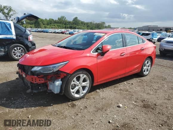 2017 Chevrolet Cruze Premier с VIN 1G1BF5SMXH7255089, выставлен на аукционе Copart как лот 81392615 с пробегом 112 630 миль миль и Списание • Salvage title. История ставок и продаж доступна на DreamBid. Изображение 1.