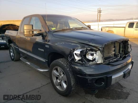 2008 Dodge 1500 Laramie with VIN 1D7HU18218J199414, listed as a Copart auction lot 74283574 with 285,338 mi miles and Salvage title. Bid and sale history available at DreamBid. Image 4.