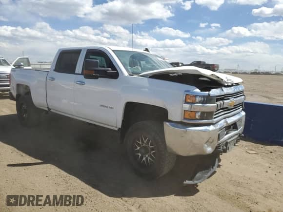 2017 Chevrolet Silverado 2500HD Work Truck with VIN 1GC1KUEG9HF227479, listed as a Copart auction lot 53292695 with 141,692 mi miles and Salvage title. Bid and sale history available at DreamBid. Image 4.